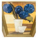 ***Rachella Collection*** "Les Boules Blue"  39" X 51" X 2 1/4"
