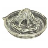 JUICER: Vintage Glass Citrus Reamers and a Metal Lemon Squeezer - Qty 3 (B)
