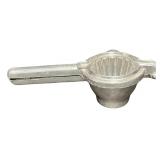 JUICER: Vintage Aluminum Citrus Juicers - Qty 5 (C) The hand-cranked models are commonly referred to as "Gem Squeezers".
