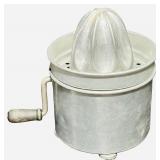 JUICER: Vintage Aluminum Citrus Juicers - Qty 5 (C) The hand-cranked models are commonly referred to as "Gem Squeezers".
