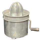 JUICER: Vintage Aluminum Citrus Juicers - Qty 5 (C) The hand-cranked models are commonly referred to as "Gem Squeezers".
