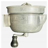 JUICER: Vintage Aluminum Citrus Juicers - Qty 5 (C) The hand-cranked models are commonly referred to as "Gem Squeezers".