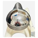 JUICER: Vintage Juice-King Citrus Juicer with a Beige Base and Chrome Press (F)