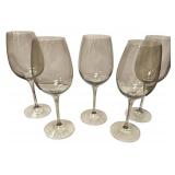 Grey Champagne Glasses - Qty 5 (BIN A)