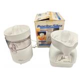 Vintage Juicers and Punch Bowl and Cup Set Bundle