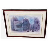 NY Stock Exchange Painting, Wall Street Painting | 39" X 29" X 1"