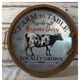 Decorative Tray and Tin Pail