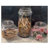 Three Display Jars