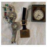 Three Vintage Watches and a Watch band