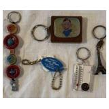 Five Vintage Keychains