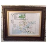 2008 Framed Prior Lake Park & Trail Map