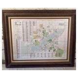 Framed 2009 City Of Prior Lake Street Map