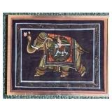 Tibetan Buddhist Mandala and Vintage style Indian painting on silk