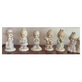 6 Precious Moments Figurines