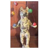 Juggling Cat Folkart