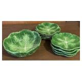 Cabbage Bowl and Plates Set