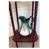 Vintage Wash Stand with Bowl and Pitcher