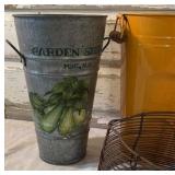 Garden Tins, Basket and Moss