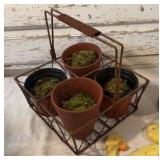 Planter Baskets and Wood Duck Stakes