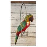 Ceramic Parrot on Perch