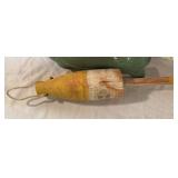Yellow Bouy and Ceramic Fish