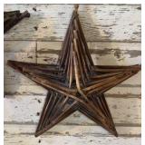 Farmhouse Style Wooden Twig Hanging Stars