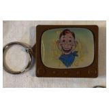 Five Vintage Keychains