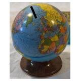 Vintage Globe Bank, NSP Thermometer, Foshay Tower Souvenir, Two-Cylinder Club, Gravy Separator