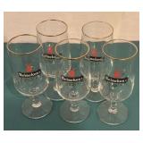Set of 5 Heineken’s Glasses