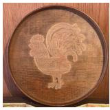 Lot of 3 Chicken and Rooster Trays