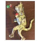 Juggling Cat Folkart
