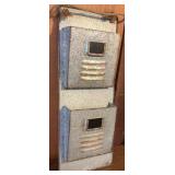 Galvanized Metal Wall Organizer