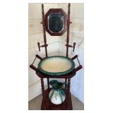 Vintage Wash Stand with Bowl and Pitcher