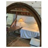 Bronze Framed Oval Mirror