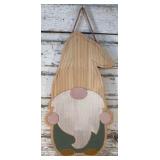 Two Wood Hanging Gnomes