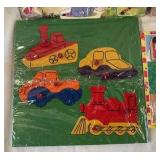 Four Vintage Wooden Puzzles