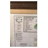 2008 Framed Prior Lake Park & Trail Map