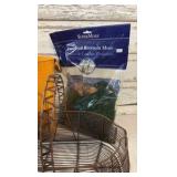 Garden Tins, Basket and Moss