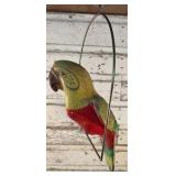 Ceramic Parrot on Perch