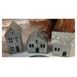 Collection of Garden Pots, Houses, and Troll
