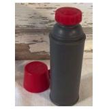 Metal Scratch Kitchen Sign, Vintage Syrup bottle and Nut Chopper, Mini Thermos, National Pan