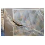Abstract Painting in Pastel Colors