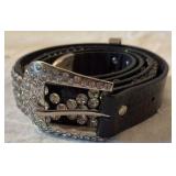 3 Rhinestone Studded Belts
