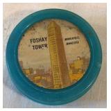 Vintage Globe Bank, NSP Thermometer, Foshay Tower Souvenir, Two-Cylinder Club, Gravy Separator
