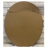 Oval Framed Floral Picture
