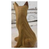 Ceramic Fox, Wood Fox and Sloth Figurines