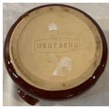 Westbend Ceramic Bean Pot and Columbia Metal Products Stoneware Bowl