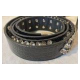 3 Rhinestone Studded Belts