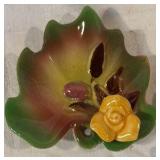 Chalkware Praying Hands, MCM Brass Hands Clip, Trinket Dishes