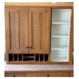 Desk with Upper Wall Cabinet